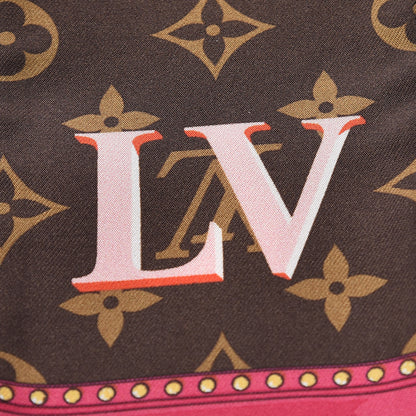 Louis Vuitton Silk Monogram Summer Trunks Bandeau Brown 5 of 5