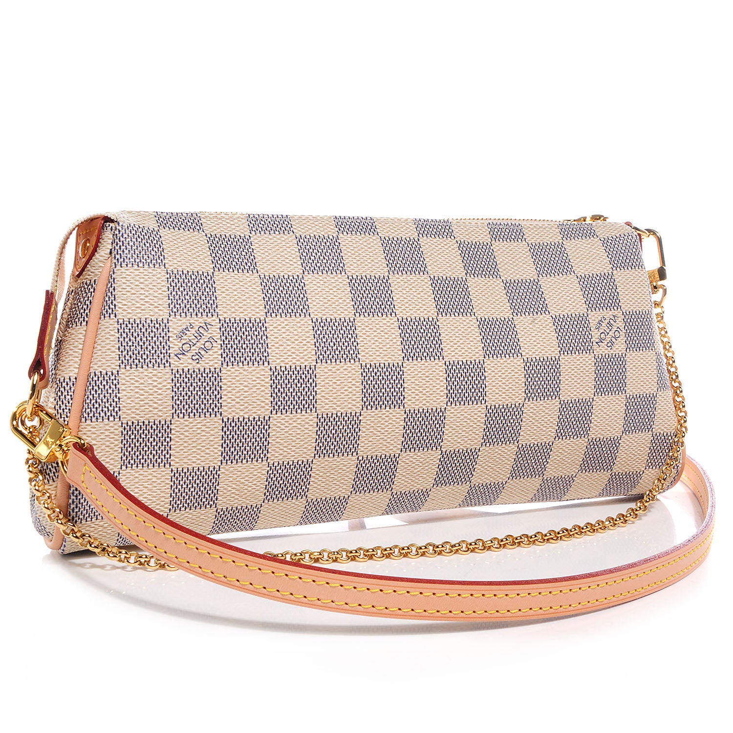 Louis Vuitton Damier Azur Eva Clutch 3 of 8
