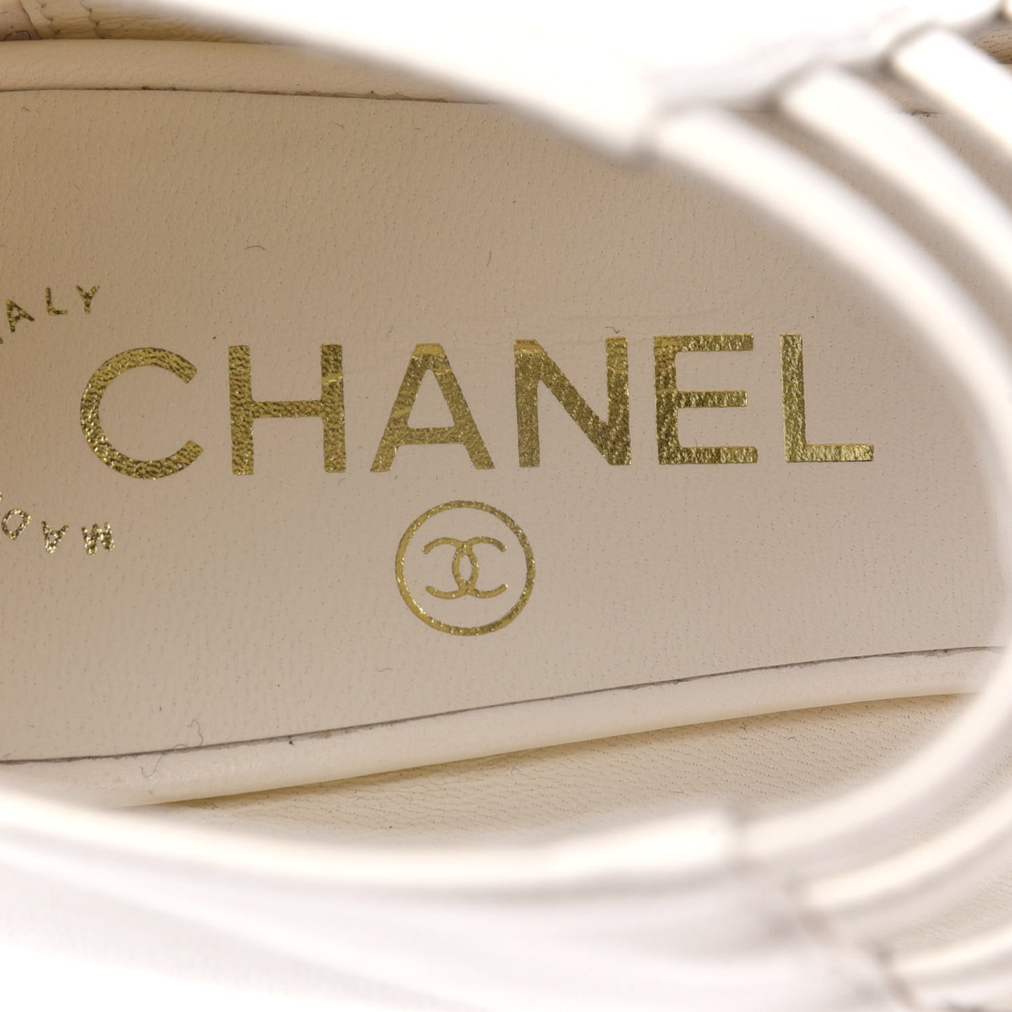 Lambskin Pearl Caged Sandals 38.5 Ivory