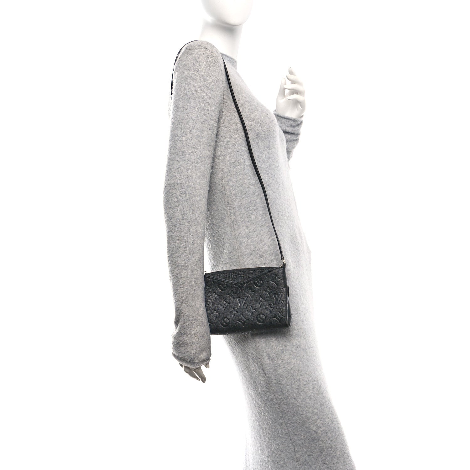 Louis Vuitton Empreinte Pallas Crossbody Black 2 of 10