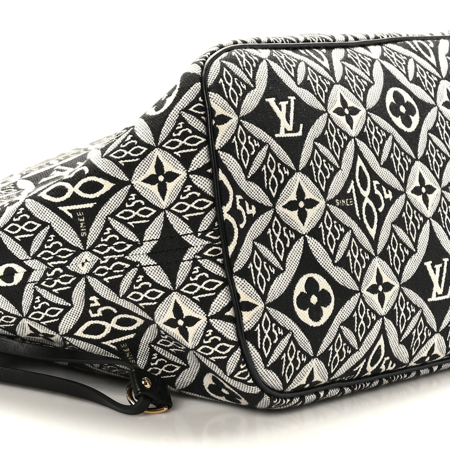 Louis Vuitton Jacquard Since 1854 Neverfull MM Grey 8 of 9