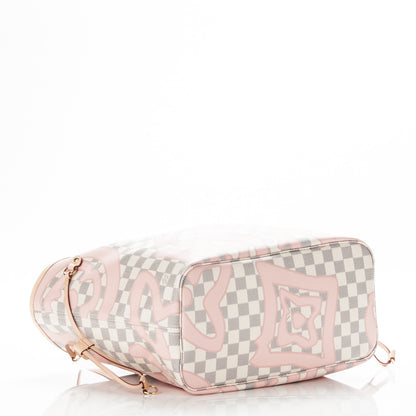 Louis Vuitton Damier Azur Tahitienne Neverfull MM 4 of 8