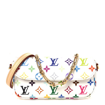 Louis Vuitton LV X TM Monogram Multicolor Ivy Wallet On Chain White 1 of 9