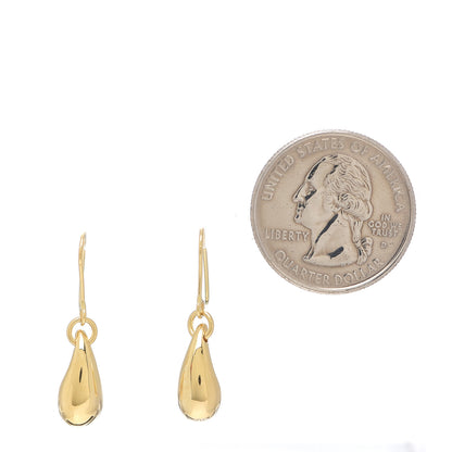 Tiffany 18K Yellow Gold Elsa Peretti 12mm Teardrop Earrings 2 of 5