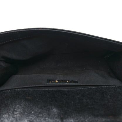 Chanel Caviar Chevron Quilted Medium Boy Flap Black 5 of 11