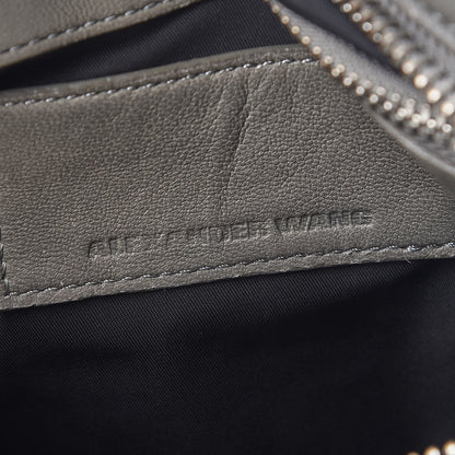 Alexander Wang Lambskin Rocco Gray Silver Clear Hardware 7 of 15