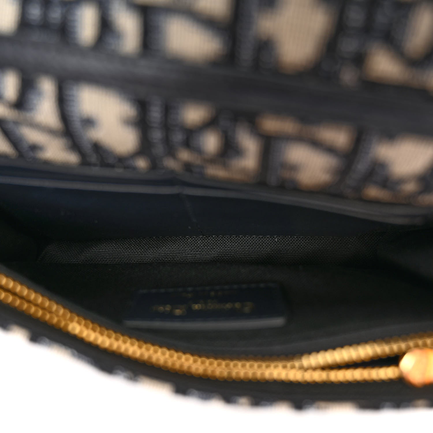 Christian Dior Oblique 30 Montaigne 2-In-1 Pouch Blue 5 of 9