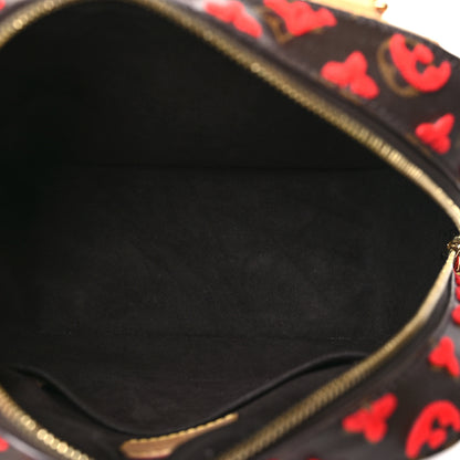Louis Vuitton Monogram Tuffetage Deauville Cube Red 5 of 11