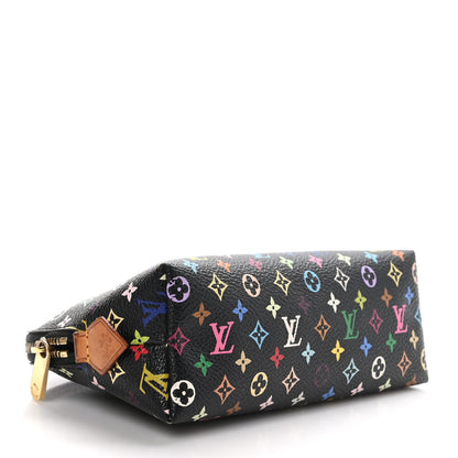 Louis Vuitton Monogram Multicolor Cosmetic Pouch Black Grenade 4 of 9