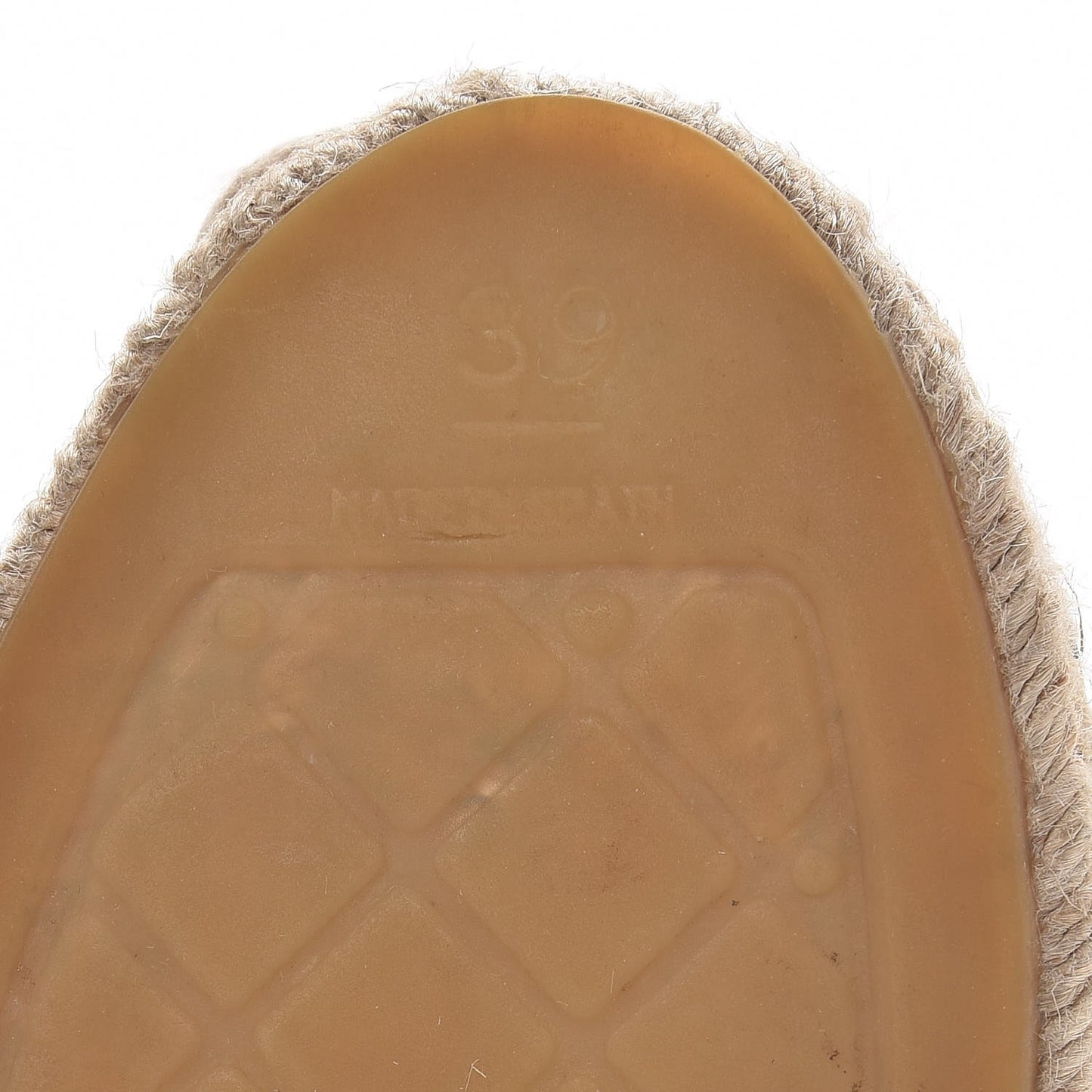 Lambskin CC Espadrilles 39 Navy