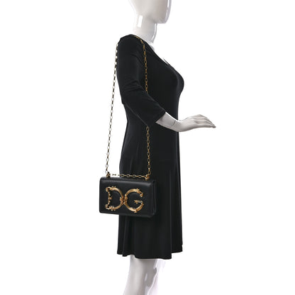 Dolce & Gabbana Nappa DG Girls Shoulder Bag Black 3 of 14