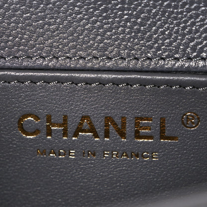 Chanel Caviar Quilted Small Boy Flap Dark Grey 6 of 11