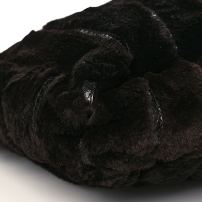 Jimmy Choo Mink Fur Snakeskin Hobo Brown 7 of 13