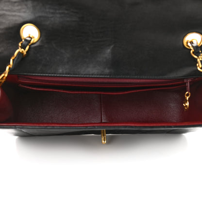 Chanel Lambskin Quilted Medium Single Flap Black 5 of 10