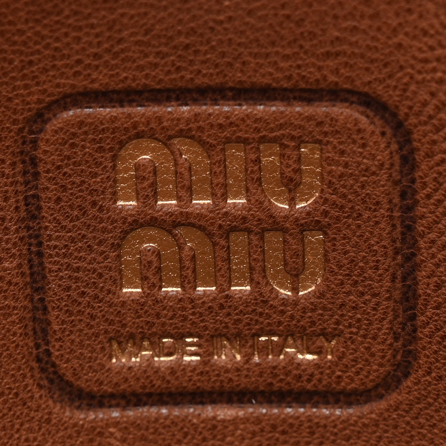 Miu Miu Nappa Aviator Small Aventure Bag Rovere 6 of 10