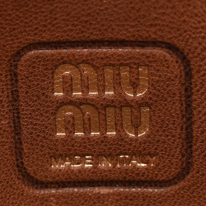 Miu Miu Nappa Aviator Small Aventure Bag Rovere 6 of 10