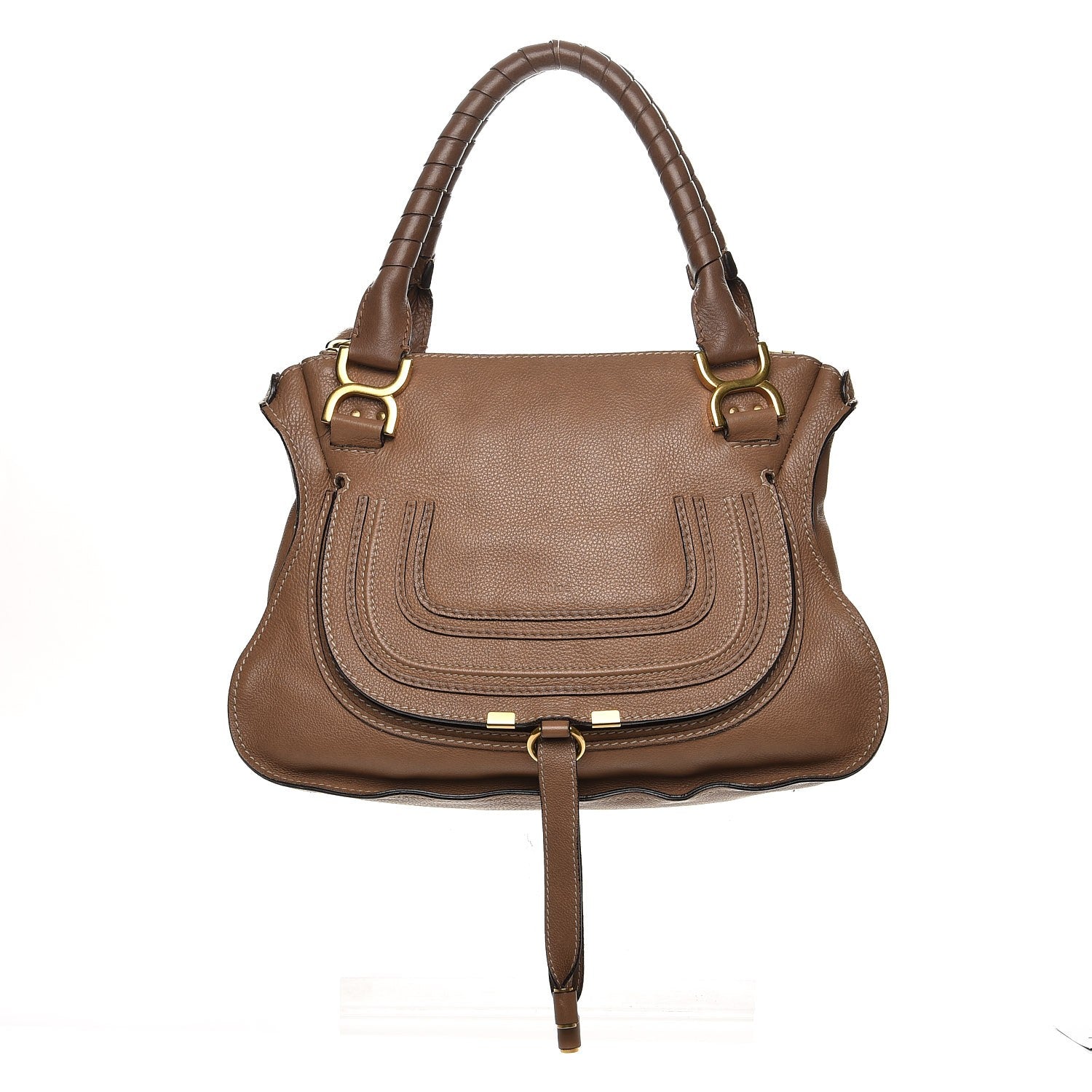 Chloe Calfskin Small Marcie Satchel Nut 1 of 15