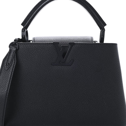 Louis Vuitton Taurillon Capucines BB Matte Black 8 of 14