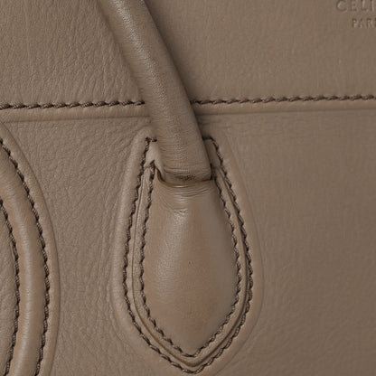 Celine Grained Calfskin Medium Phantom Luggage Taupe 17 of 26