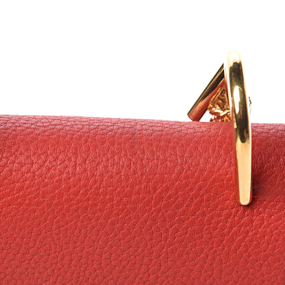 Chloe Grained Lambskin Mini Drew Shoulder Bag Plaid Red 14 of 18