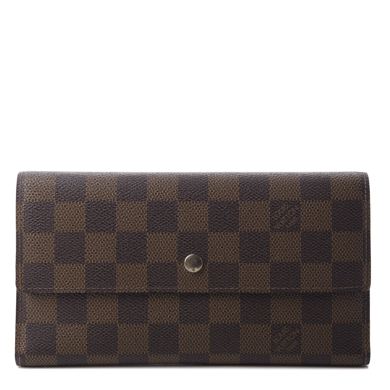 Louis Vuitton Damier Ebene Porte Tresor International Wallet 1 of 7