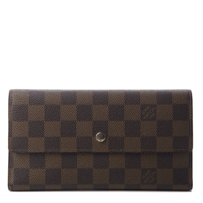 Louis Vuitton Damier Ebene Porte Tresor International Wallet 1 of 7