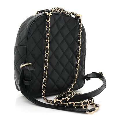 Chanel Caviar Quilted Small CC Day Backpack Black 3 of 9