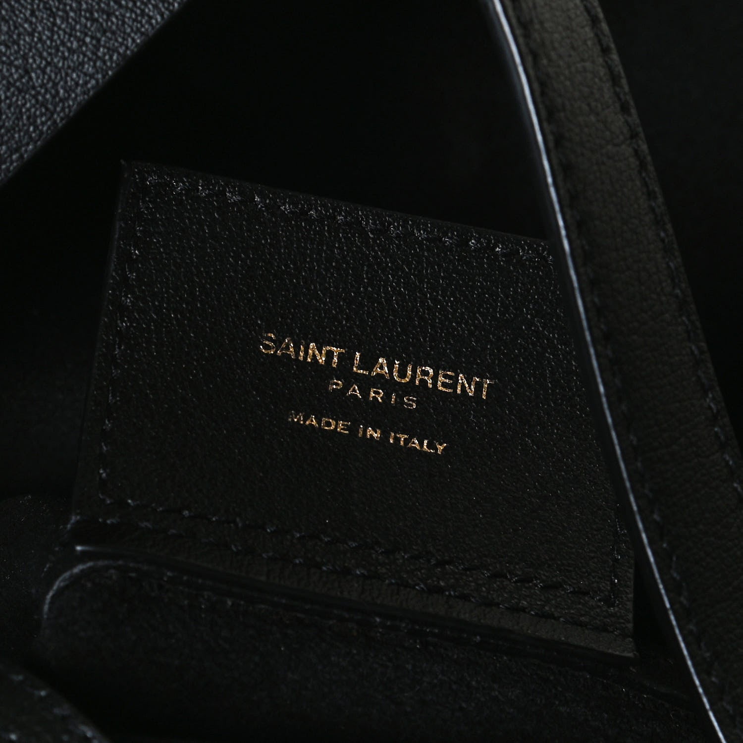 Saint Laurent Calfskin Medium Shopping Tote Black 5 of 14