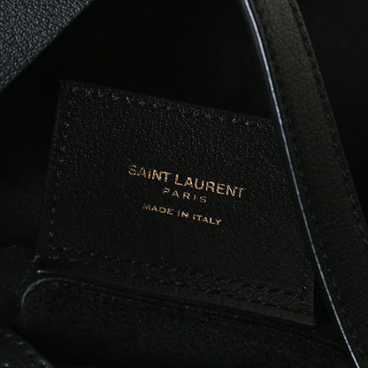 Saint Laurent Calfskin Medium Shopping Tote Black 5 of 14