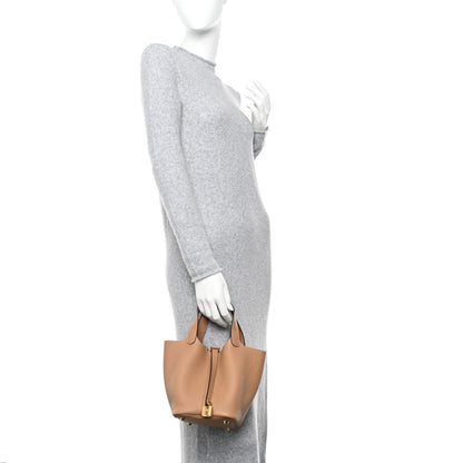 Hermes Taurillon Clemence Picotin Lock 18 PM Chai 2 of 12