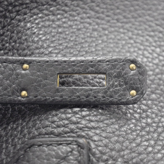 Hermes Taurillon Clemence Birkin 35 Black 11 of 11
