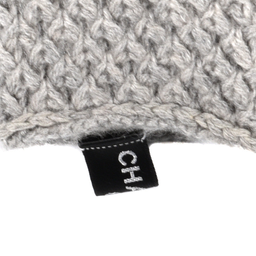Chanel Cashmere CC Gloves Grey 4 of 4