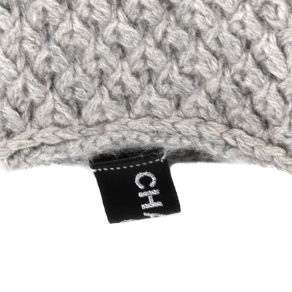 Chanel Cashmere CC Gloves Grey 4 of 4