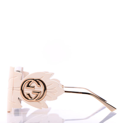 Gucci Acetate Square Frame Wing Sunglasses GG0535S Ivory 3 of 7