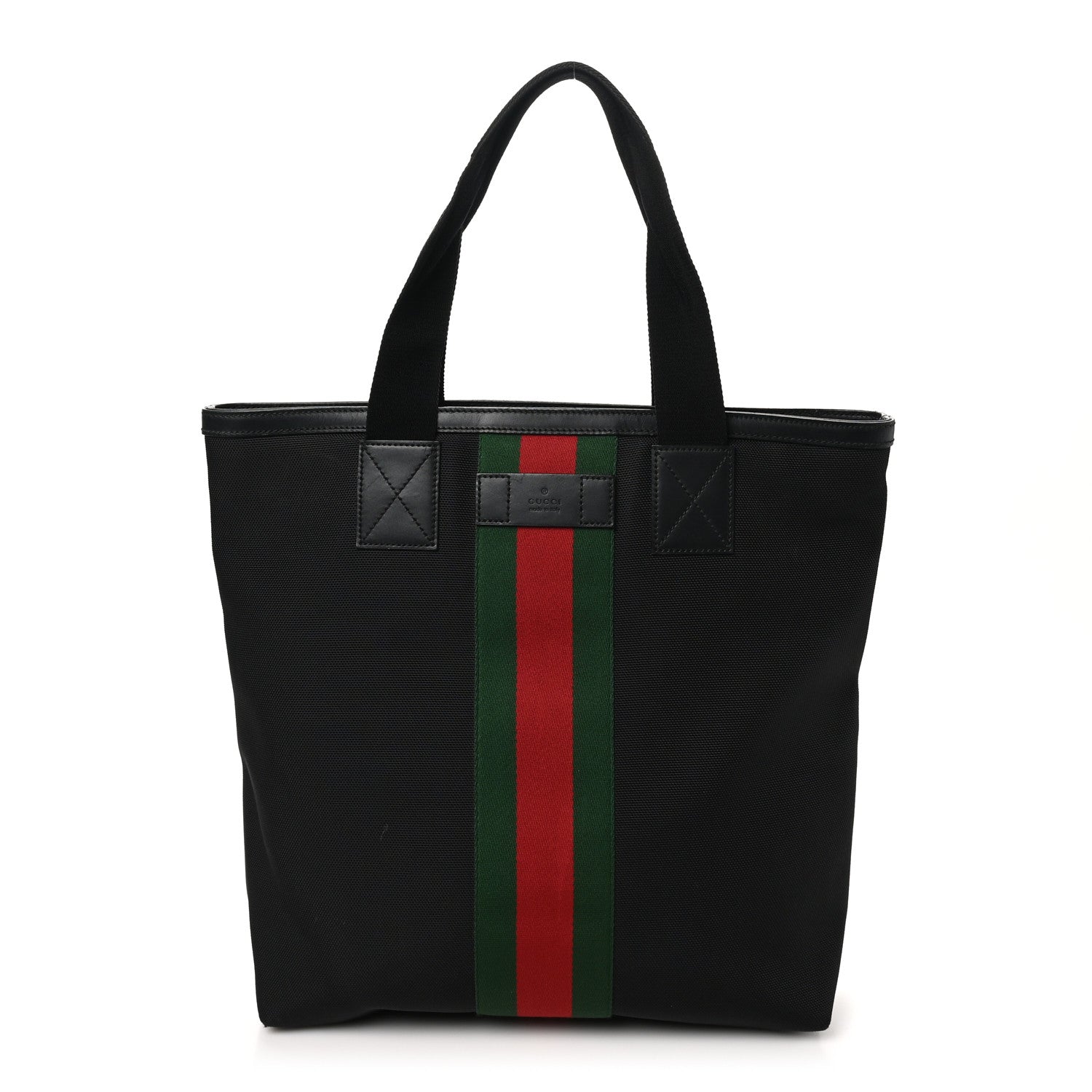Gucci Techno Canvas Web Vertical Tote Black 1 of 10