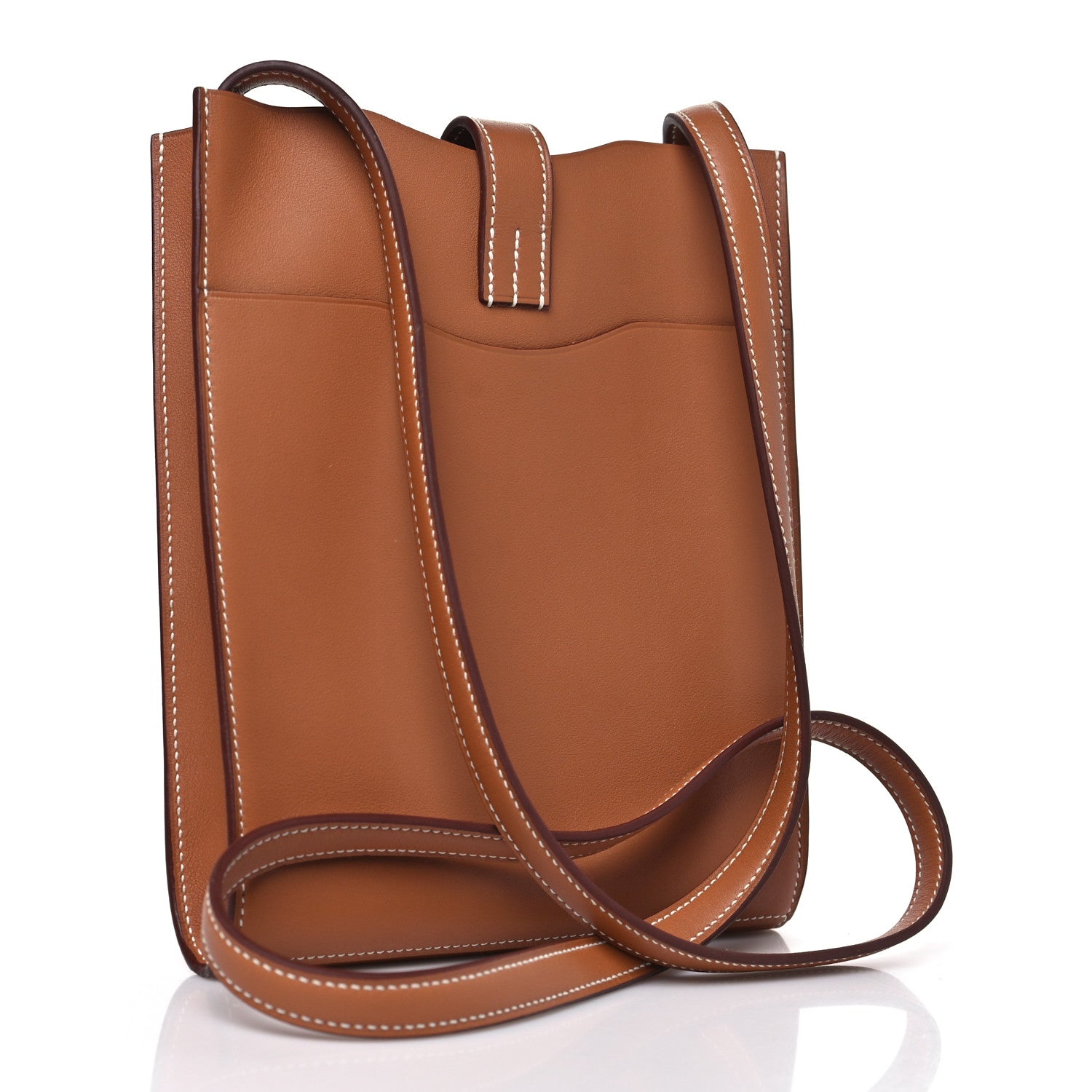 Hermes Swift Messenger Bag Gold 3 of 11