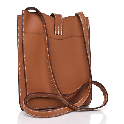 Hermes Swift Messenger Bag Gold 3 of 11