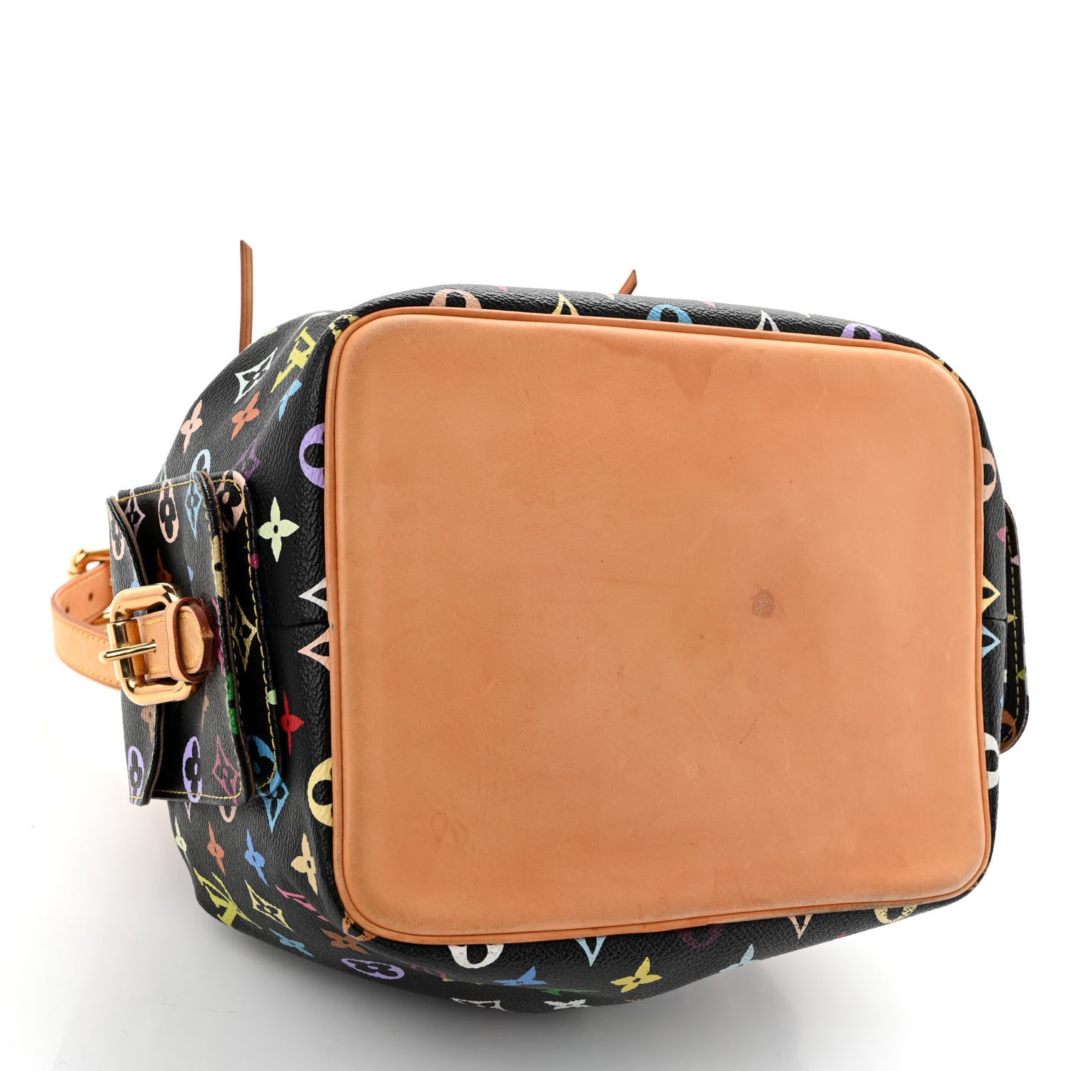 Louis Vuitton Monogram Multicolor Petit Noe Black 4 of 10