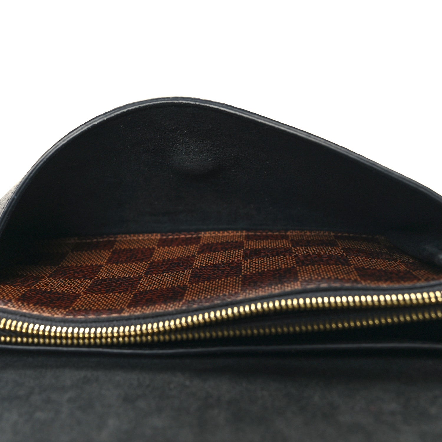 Louis Vuitton Damier Ebene Vavin Chain Wallet Black 6 of 12
