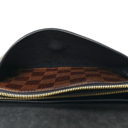Louis Vuitton Damier Ebene Vavin Chain Wallet Black 6 of 12