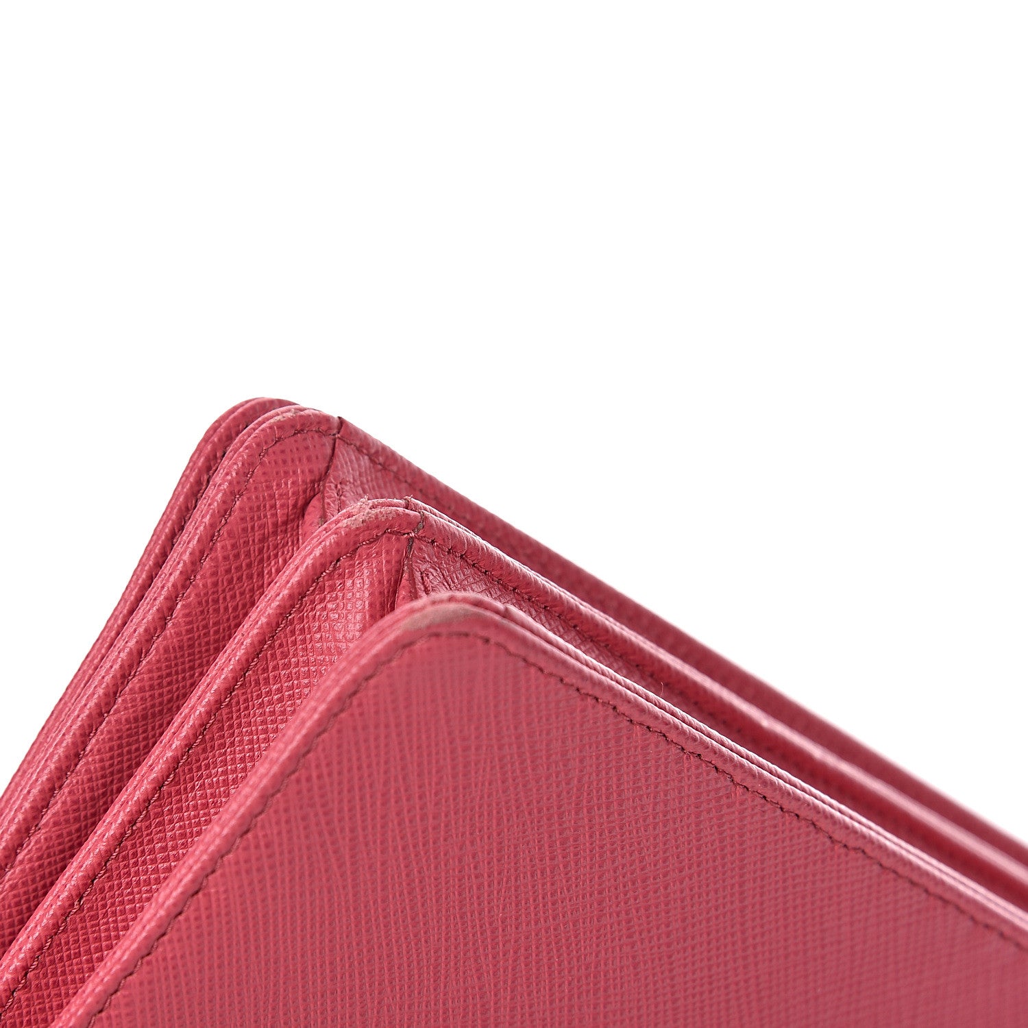 Prada Saffiano Lux Chain Wallet Peonia 8 of 10