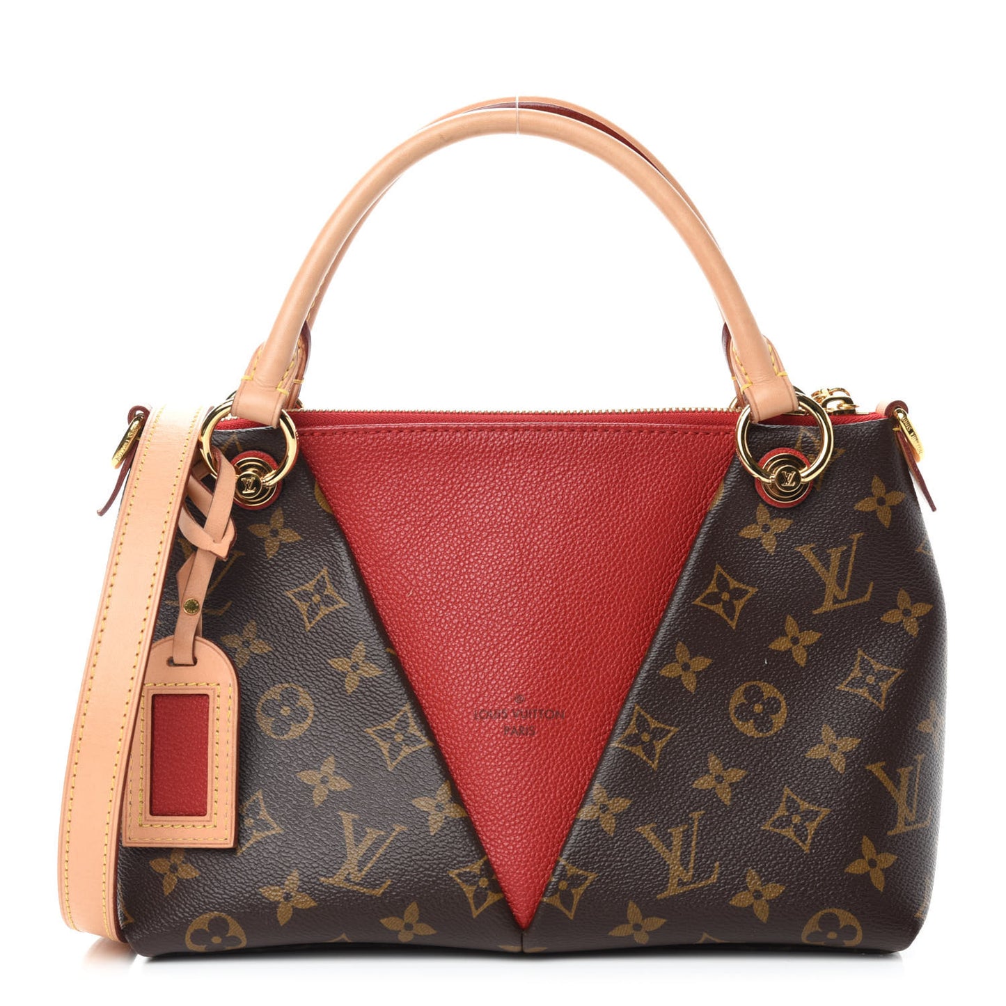 Monogram V Tote BB Cherry