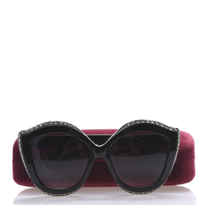 Gucci Crystal Cat Eye GG0118S Sunglasses Black 8 of 8