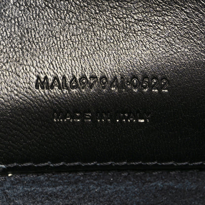 Saint Laurent Smooth Calfskin Paris VII Large Flat Hobo Black 9 of 13