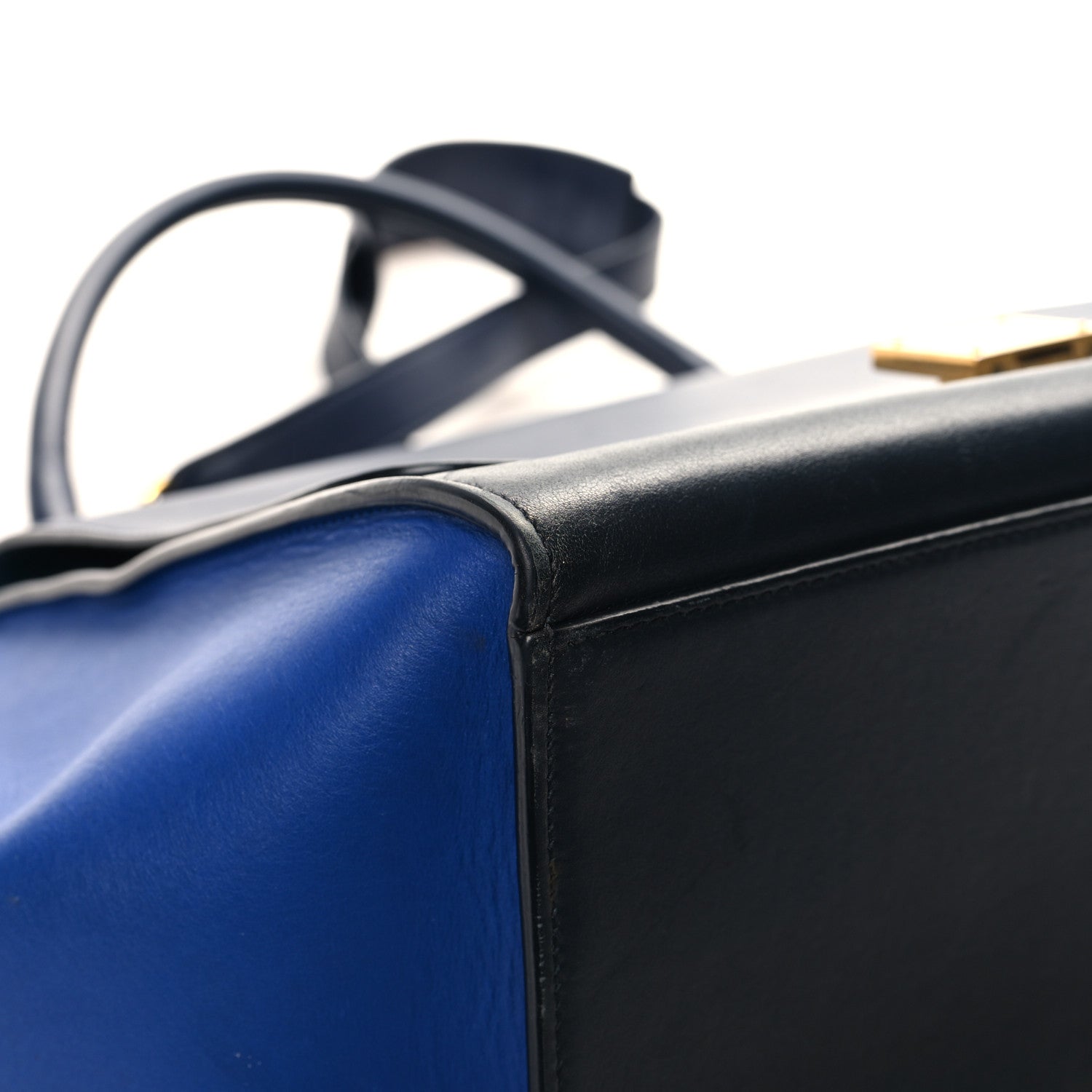 Celine Smooth Calfskin Medium Tri-Color Trapeze Ink 7 of 13