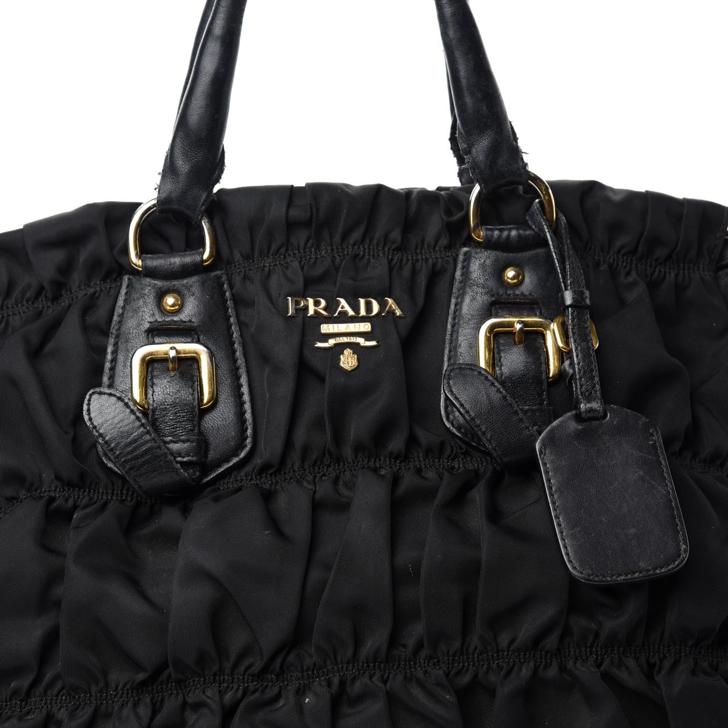 Prada Tessuto Nylon Gaufre Tote Black 21 of 21
