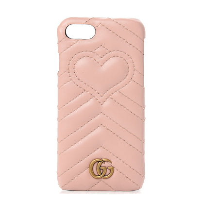 Gucci Calfskin Matelasse Marmont iPhone 7 Case Pink 1 of 5