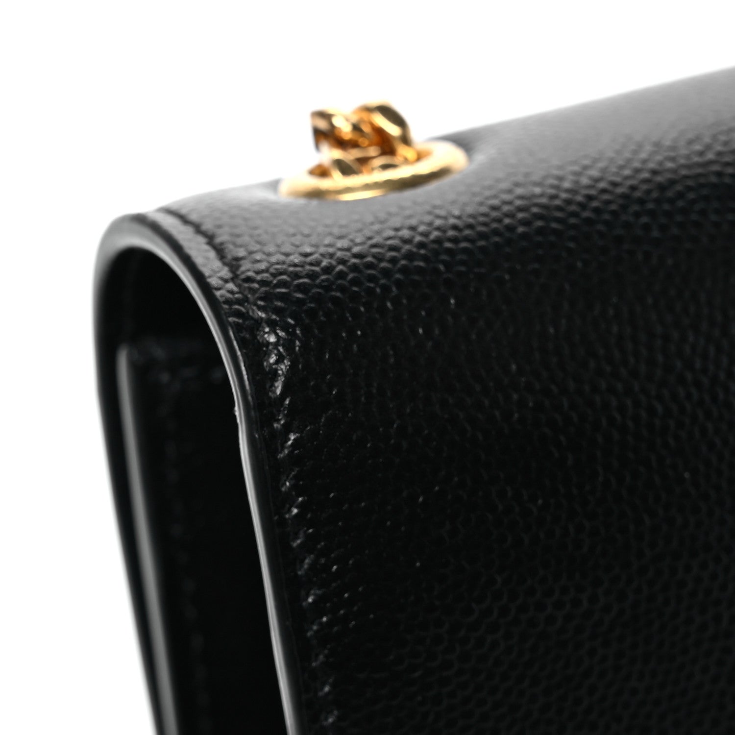 Saint Laurent Grain De Poudre Medium Classic Monogram Kate Tassel Satchel Black 12 of 12