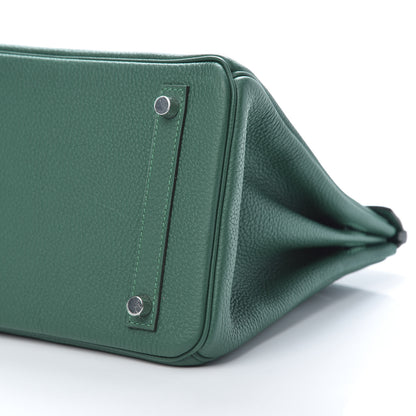 Hermes Togo Birkin 30 Malachite 10 of 11