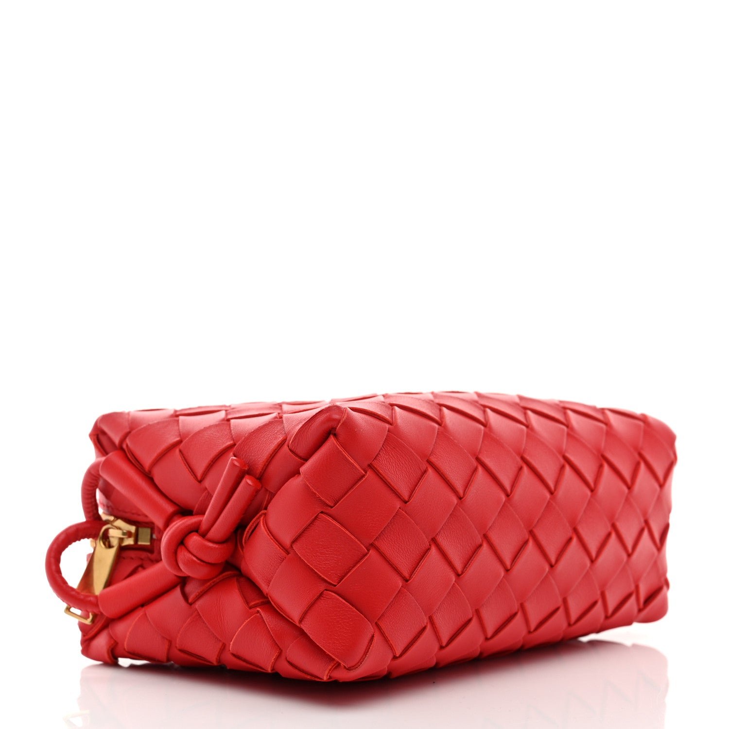 Bottega Veneta Nappa Intrecciato Mini Loop Camera Bag Apple Candy 4 of 9